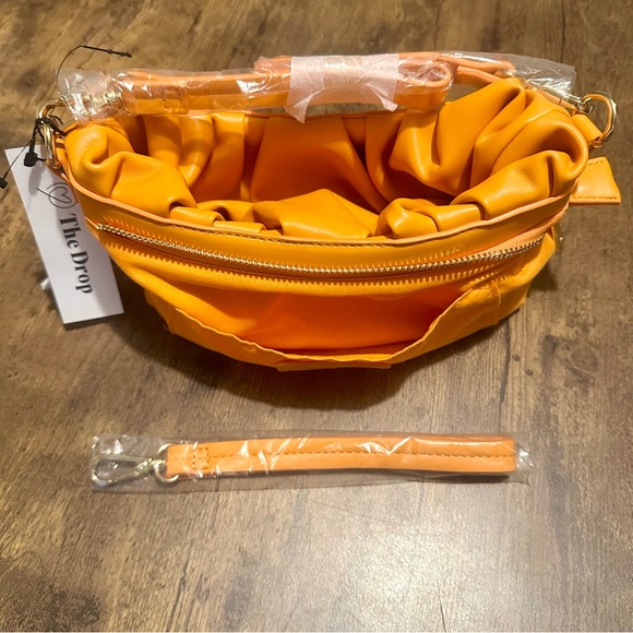 Women's Vibrant Mango Clutch - Picture 7 of 7